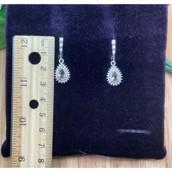 925 Sterling Silver Turkish Zultanite Earrings for Women - Picture 3 of 8